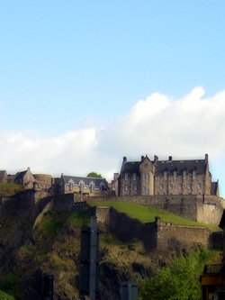 It was an uncharacteristically gorgeously warm day for Edinburgh.