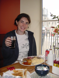 Brunch the following day.