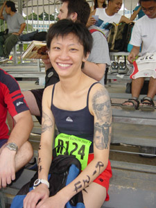 Marked up and ready to run.